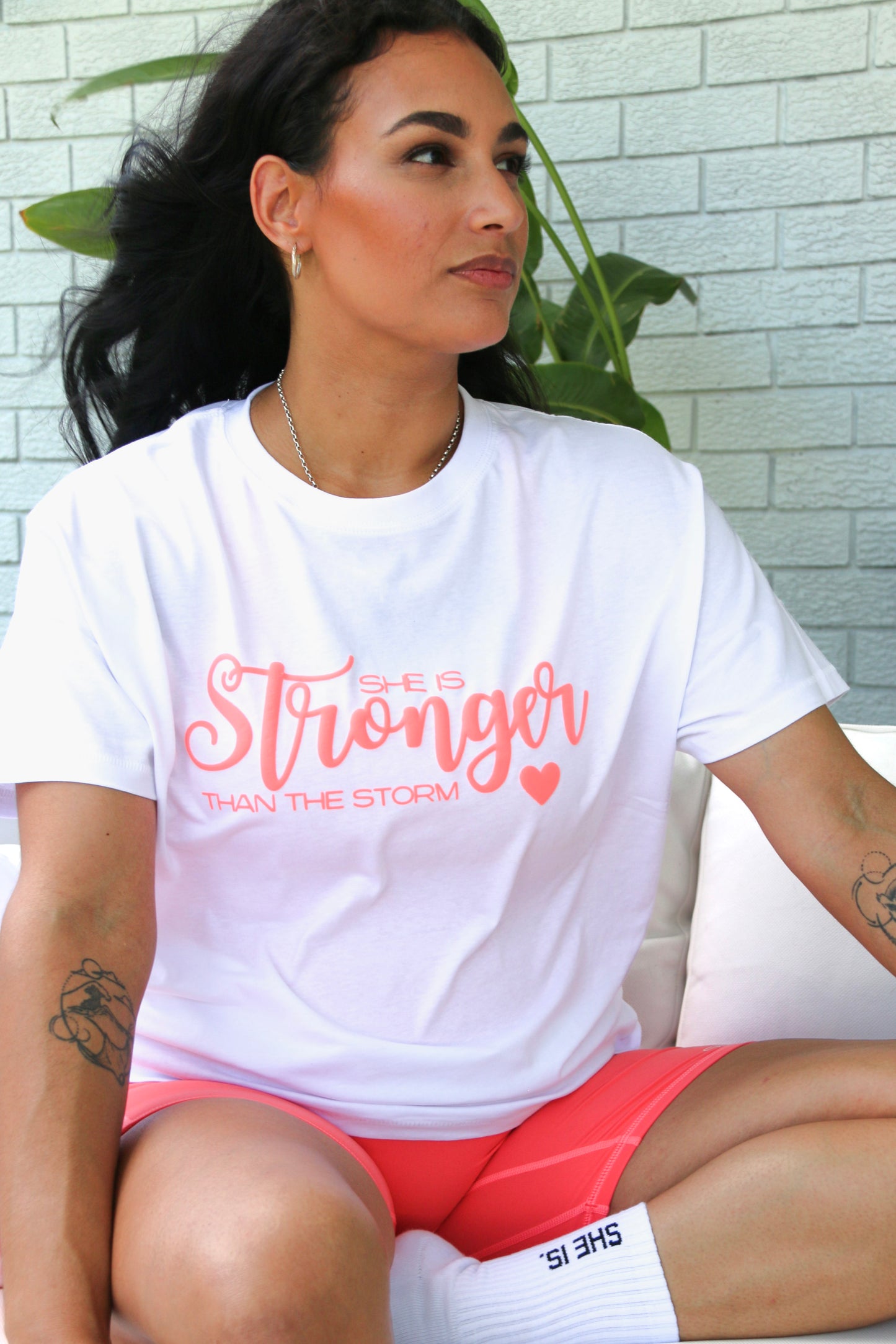 SHE IS. STRONGER THAN THE STORM TEE