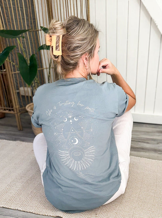 SHE IS. TRUSTING HER PATH Tee