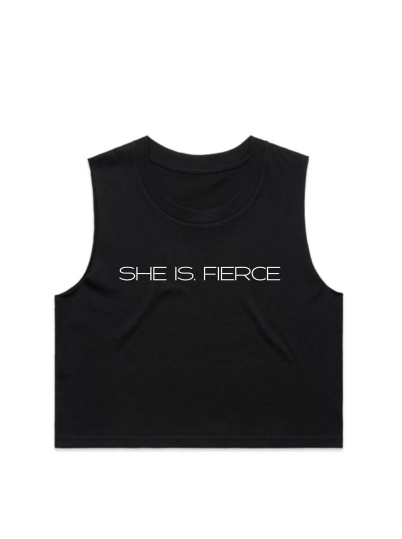 SHE IS. Cropped Tank