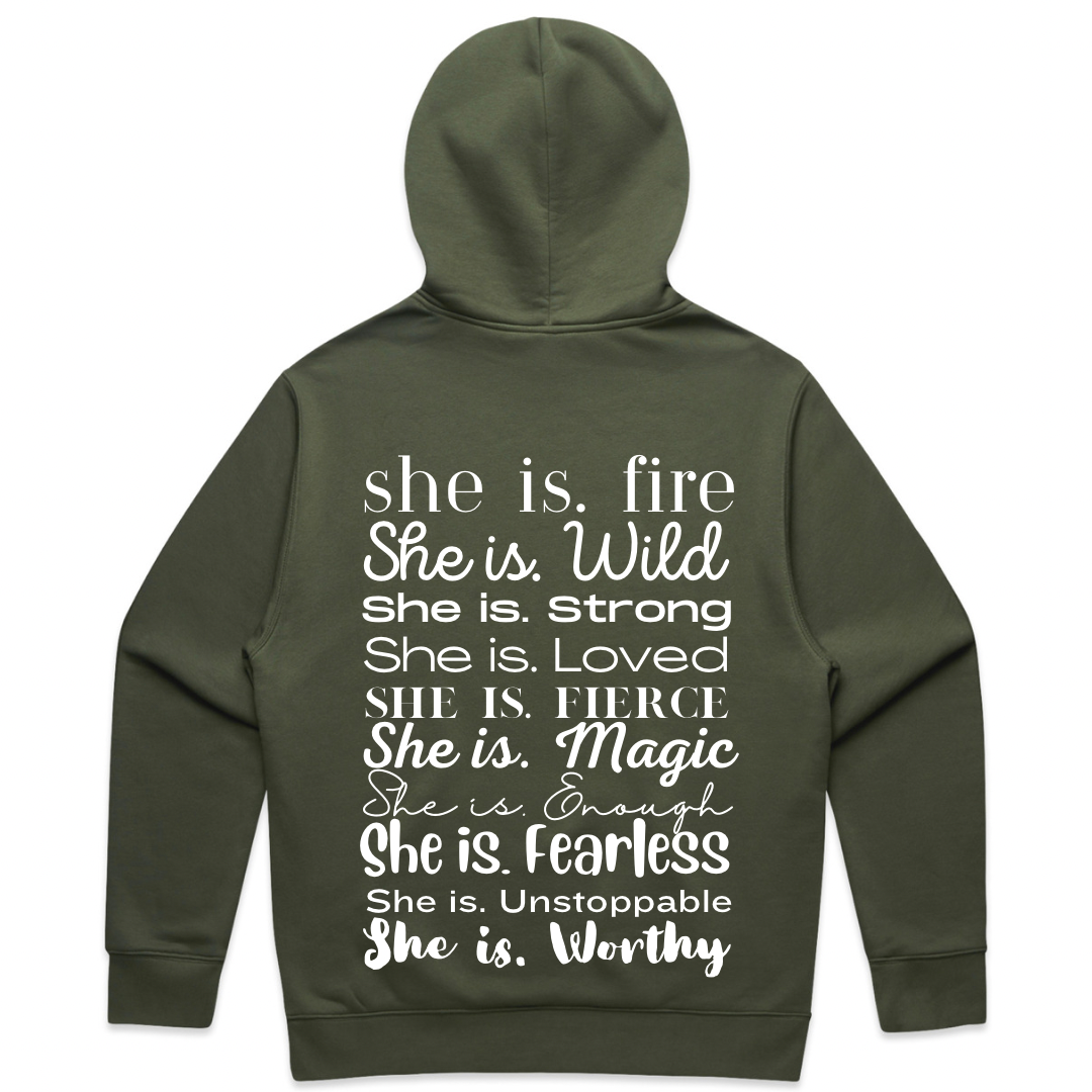 SHE IS. EVERYTHING Hoodie