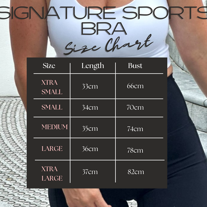 SIGNATURE SPORTS BRA